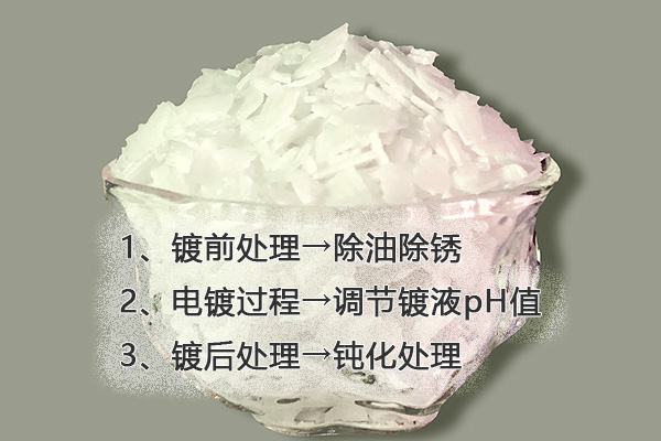 氫氧化鈉在電鍍行業(yè)有哪些作用和用途？
